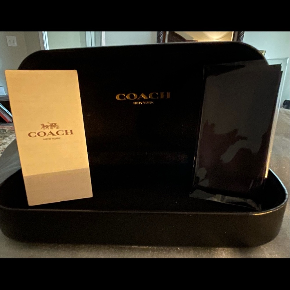 COACH ~ Dark Tortoise Square Sunglasses
